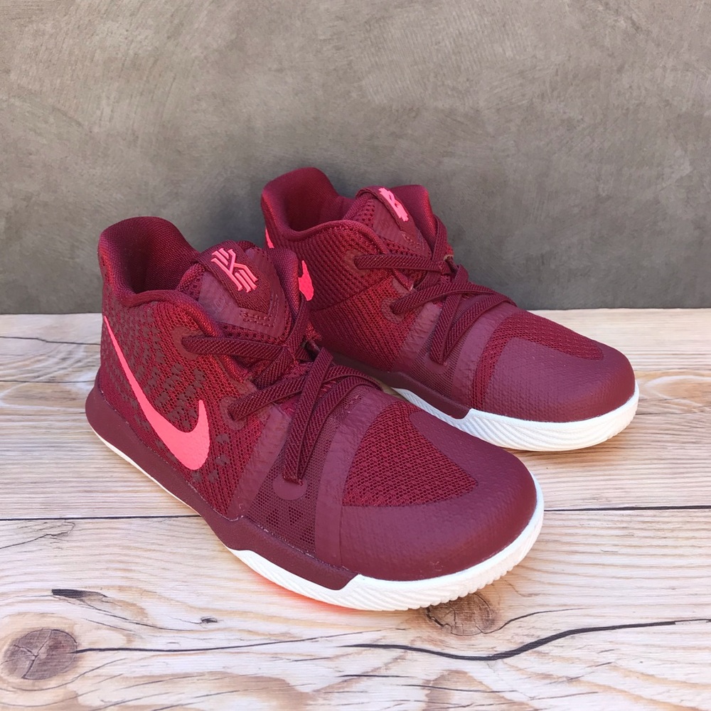 Nike Kyrie 3 (TD) Team Red/Hot Punch-White - Picture 9 of 16